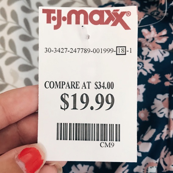 Blue Floral Dress - Picture 3 of 4